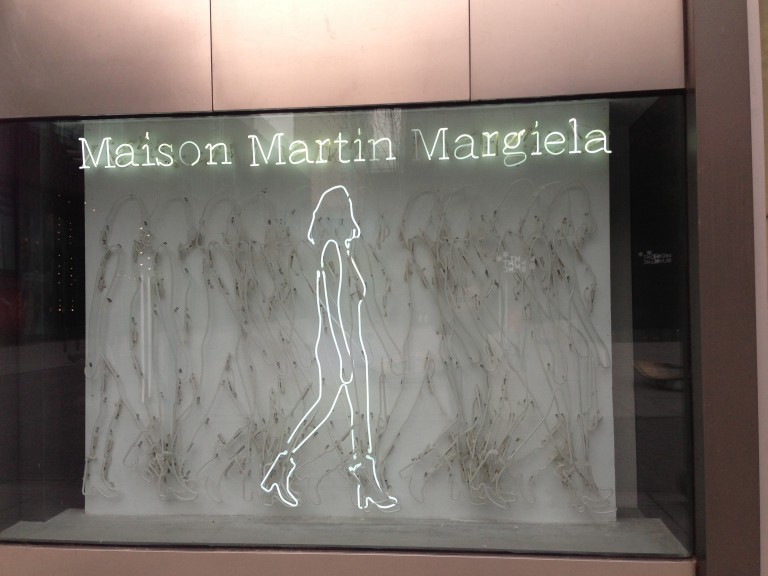 On the catwalk: Sanlitun Village boasts outposts of many luxury brands from Marni to Maison Martin Margiela.